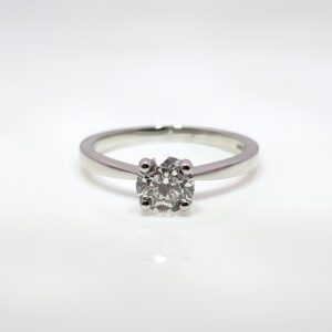 Pre-Loved Platinum 0.80ct Solitaire Diamond Engagement Ring