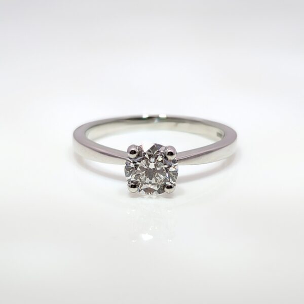 Pre-Loved Platinum 0.80ct Solitaire Diamond Engagement Ring